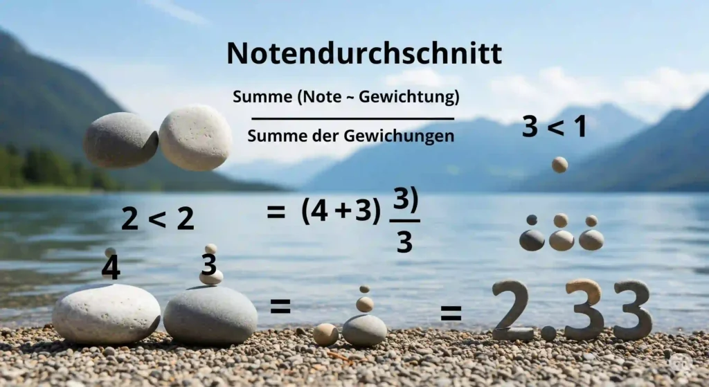 Notendurchschnitt berechnen